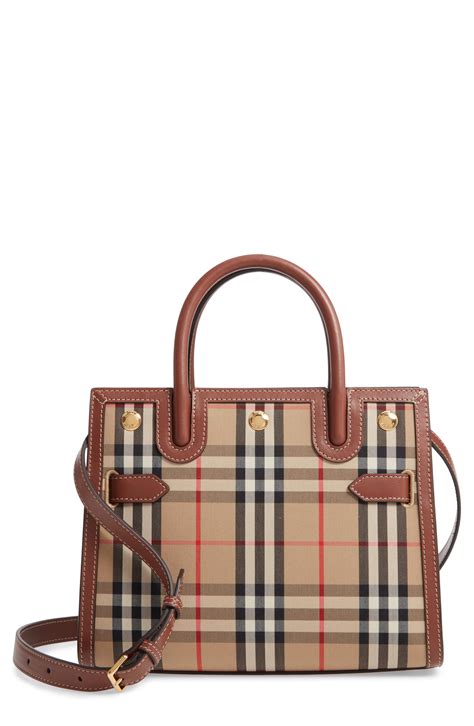 burberry logo tasche gestreift|Burberry purses for women.